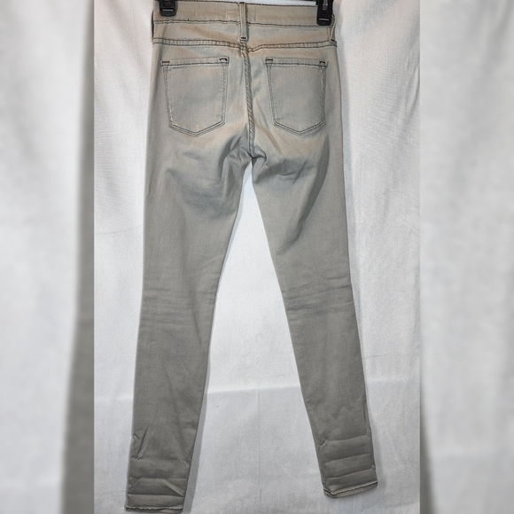 FRAME denim le skinny de Jeanne gray pants size 24 - Picture 2 of 16